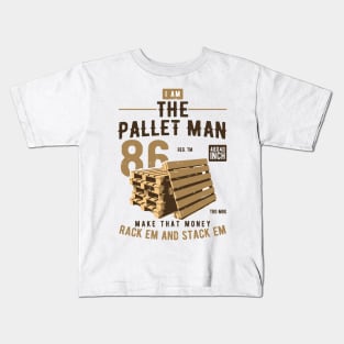 The Wooden Pallet Man Kids T-Shirt